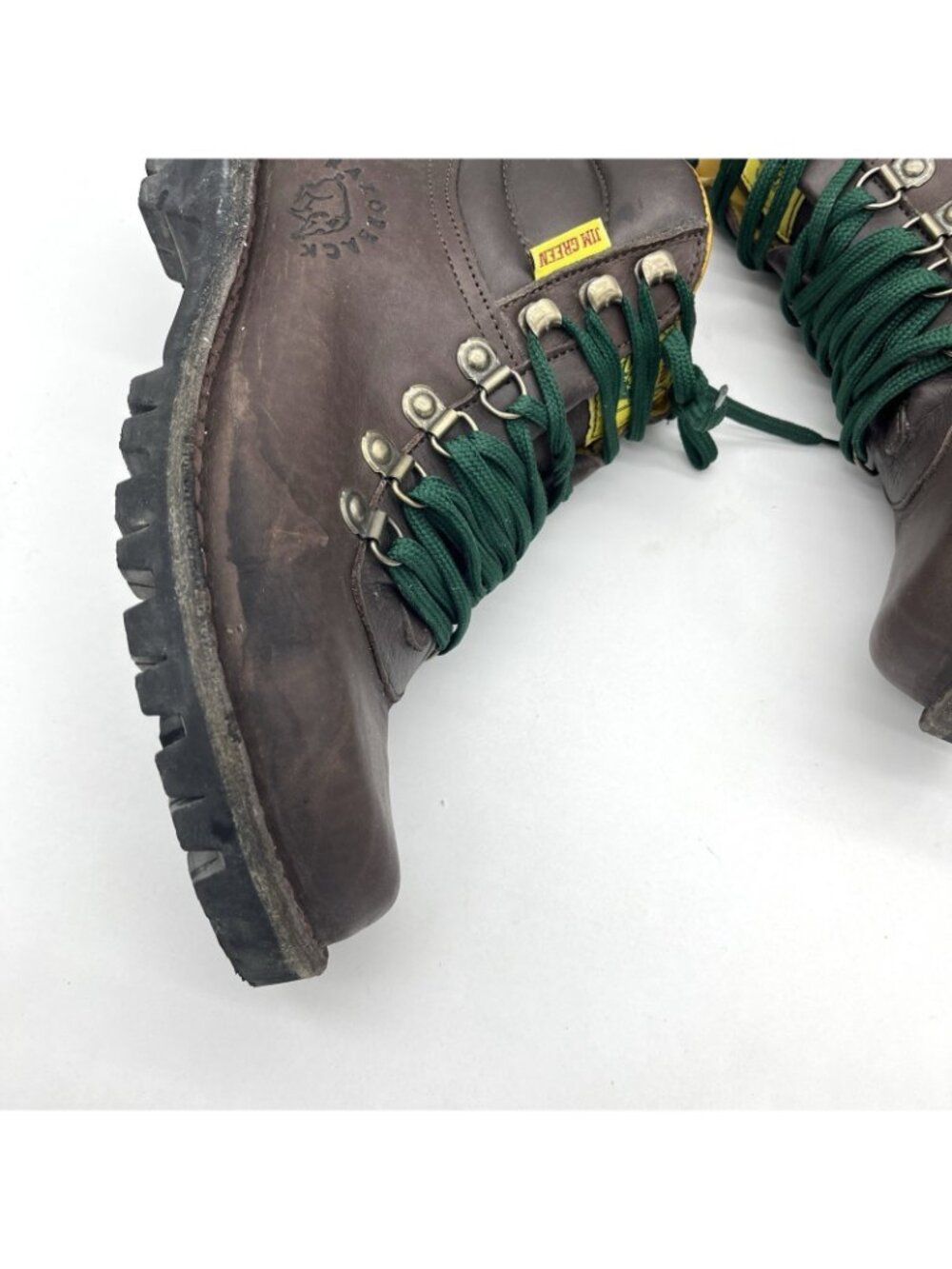 Jim Green Razorback Boots In Brown Men Size 7.5 - Picture 6 of 16